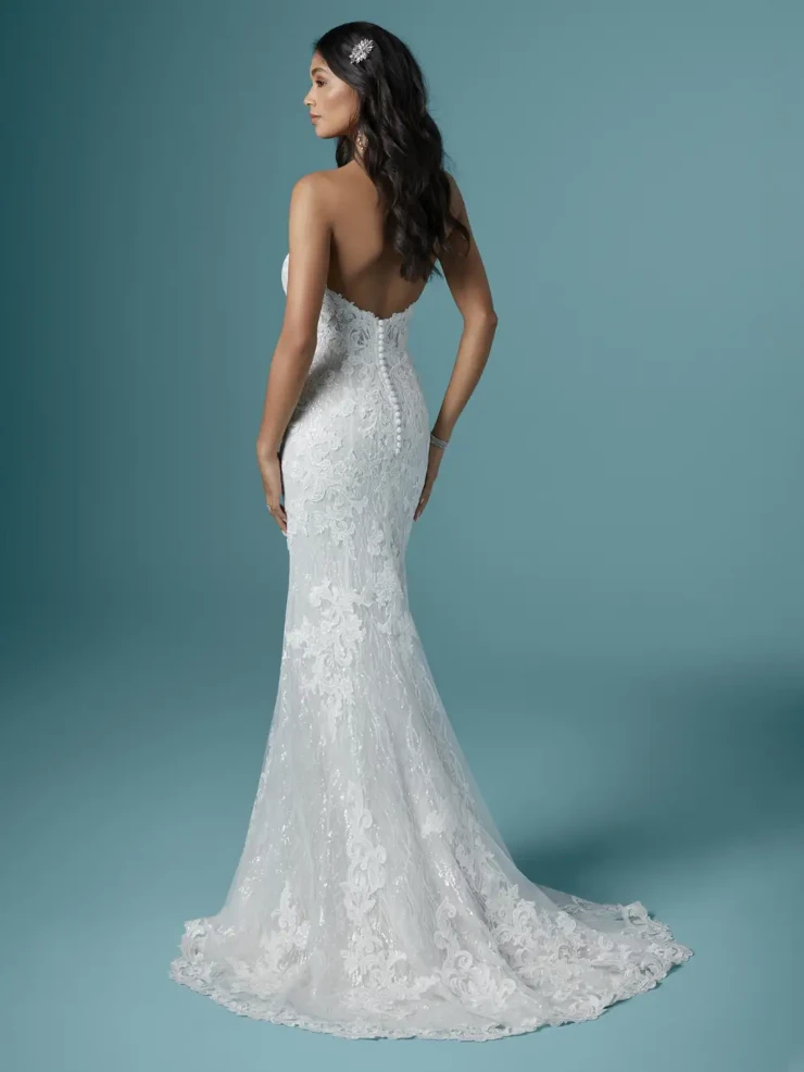 sachin and babi light blue dress Sottero & Midgley