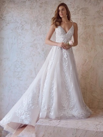 Maggie Sottero Style #Michelle - Unlined Bodice, Plain Tulle #1 thumbnail
