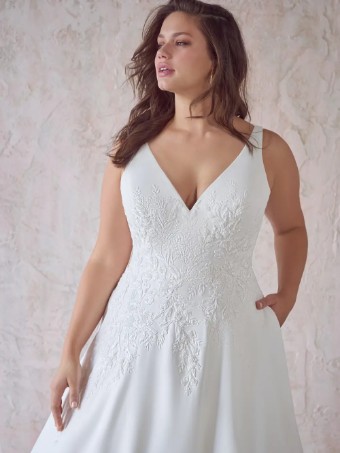 Maggie Sottero Style #Paxton  - Lace illusion back #6 thumbnail