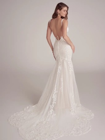 Maggie Sottero Style #Samantha - Lined Bodice, Sparkle Tulle 1 #5 thumbnail
