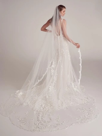 Maggie Sottero Style #Samantha - Lined Bodice, Sparkle Tulle 1 #8 thumbnail