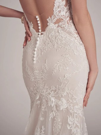 Maggie Sottero Style #Samantha - Lined Bodice, Sparkle Tulle 1 #6 thumbnail