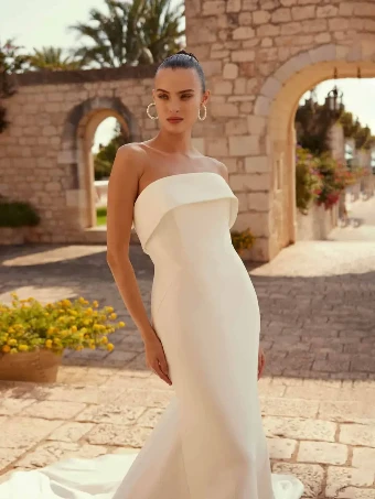 Modeca Bridal Wedding Dresses Ermaine Was: €1550 | Now Only: €1000 #2 Ivory thumbnail